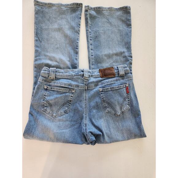 Ruff Hewn Women's Size 12 Blue Denim Jeans Size 12 - Picture 2 of 7